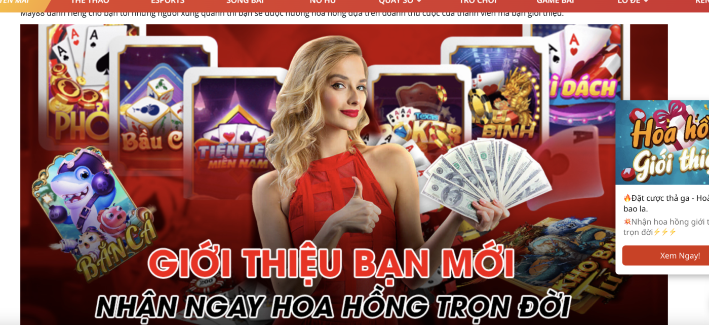 Khuyến mãi hoàn trả 1 phần trăm tiền vô tận