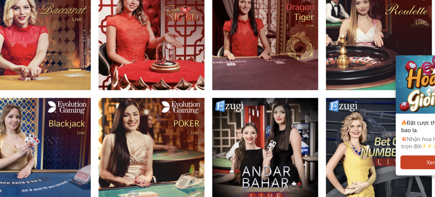 Thử ngay casino Rồng hổ cực thu hút tại nhà cái May88