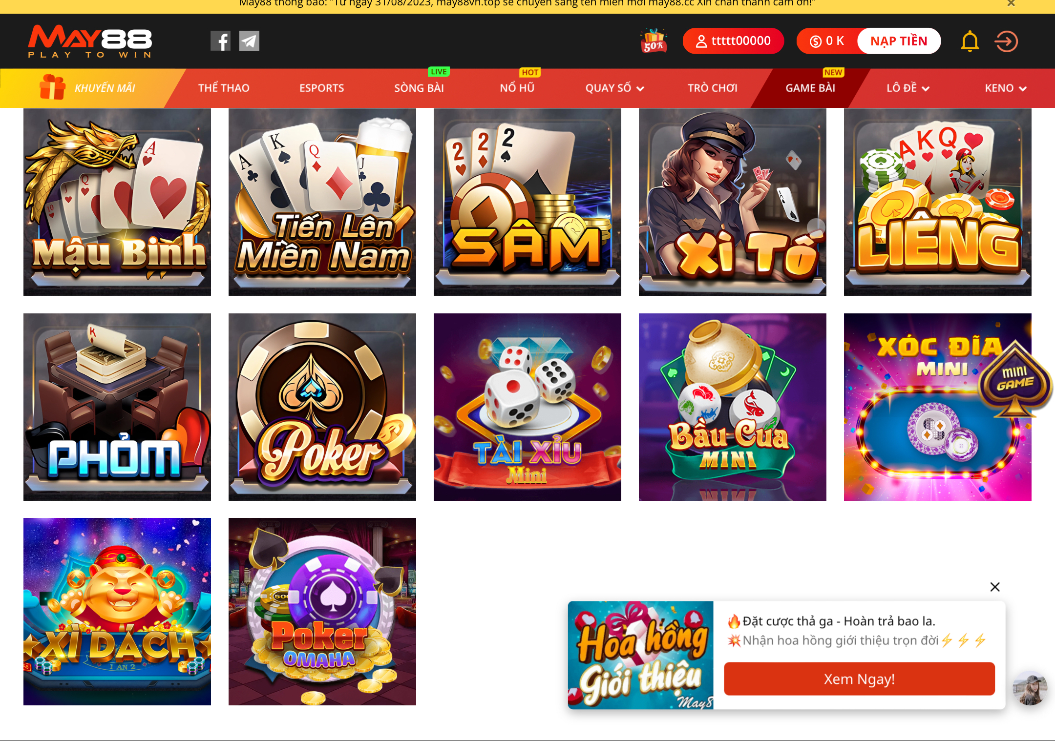 Poker omaha được yêu thích nhiều tại May88