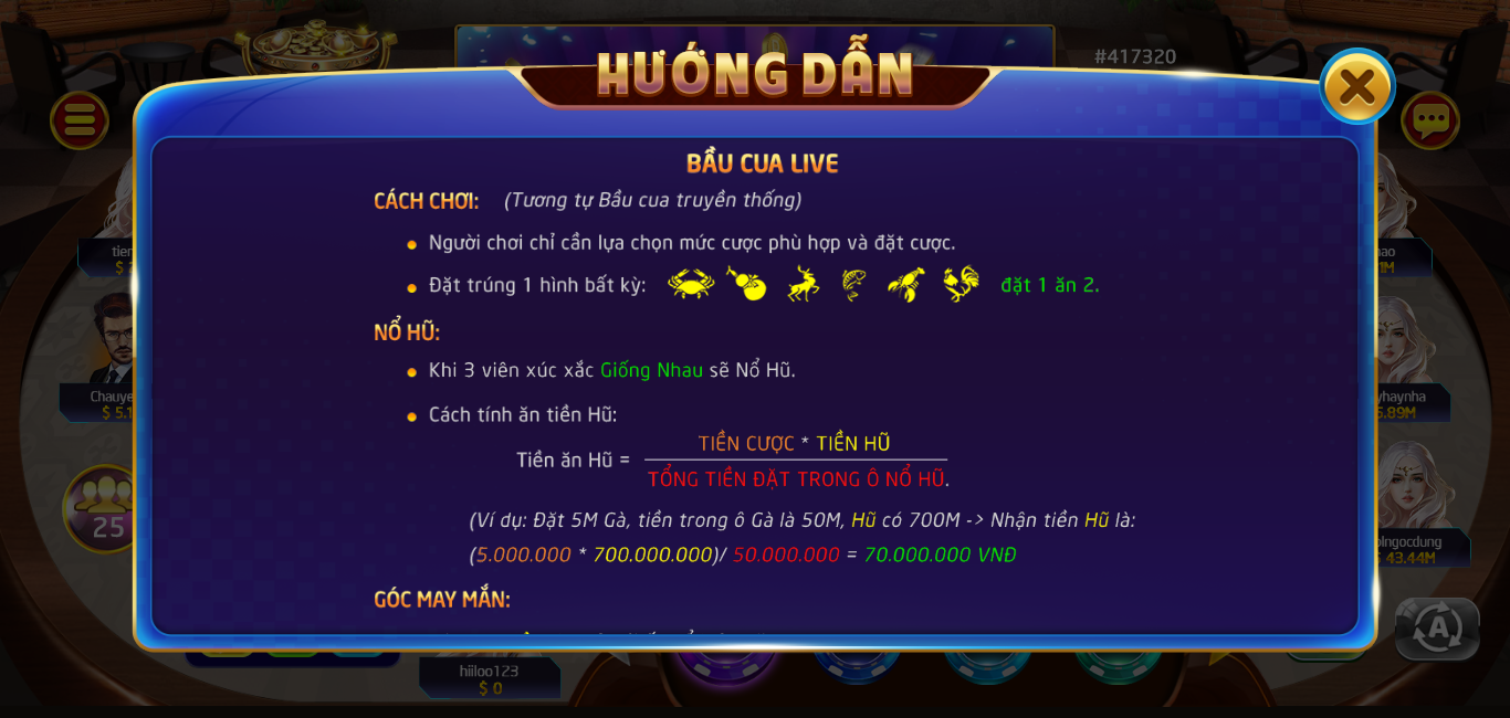 Sơ lược về game Bầu cua May88 sảnh game livestream 