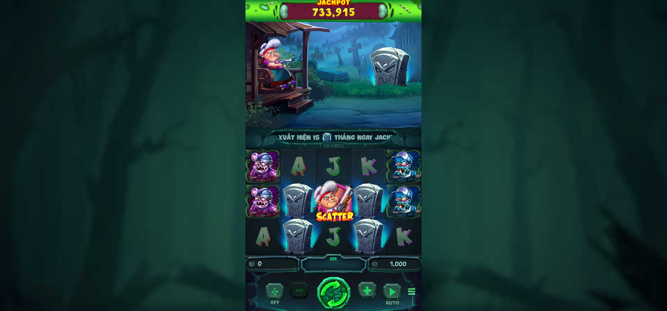 Slot game Bà nội vs Thây ma May88 có gì mới?